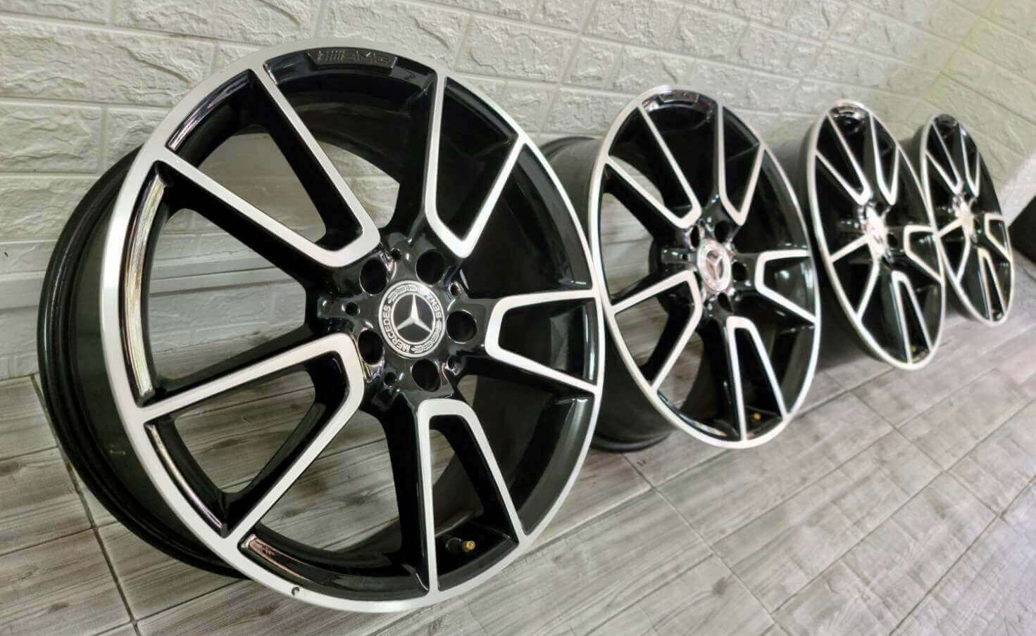  BENZ W205 C43前後配19福利框的第6張圖片