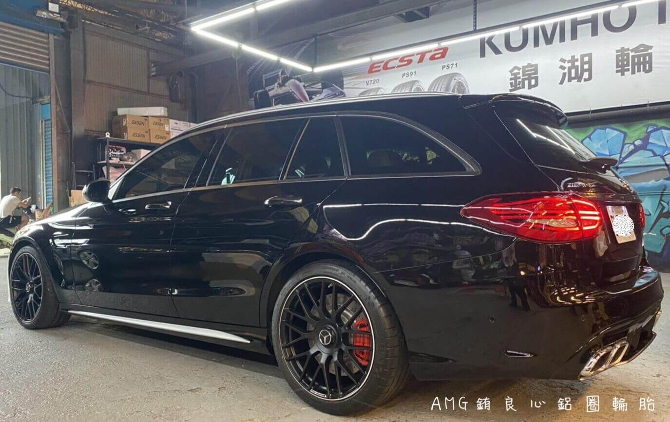 C63S車主升級19吋鍛造 ED1大框一套的第3張圖片