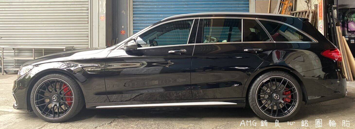 C63S車主升級19吋鍛造 ED1大框一套的第7張圖片