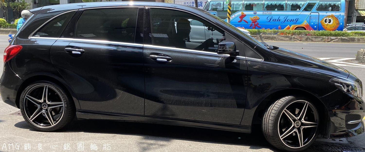 W246 B180升級原廠18吋夜色版AMG大框胎ㄧ套的第3張圖片