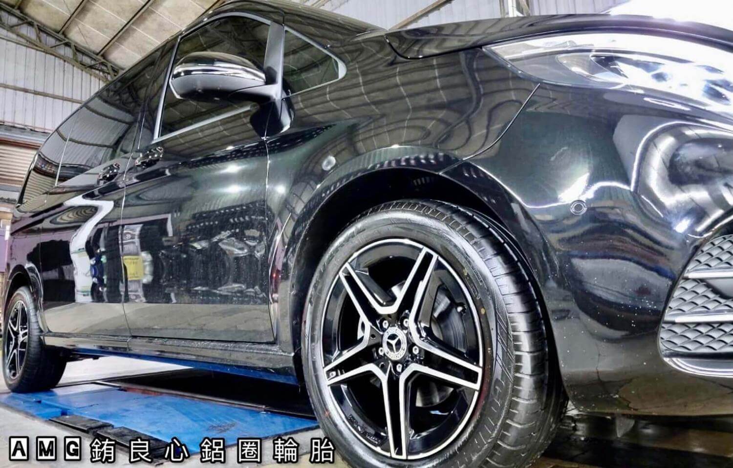 W447車主升級原廠W177夜色低風阻18大框胎一套的第3張圖片