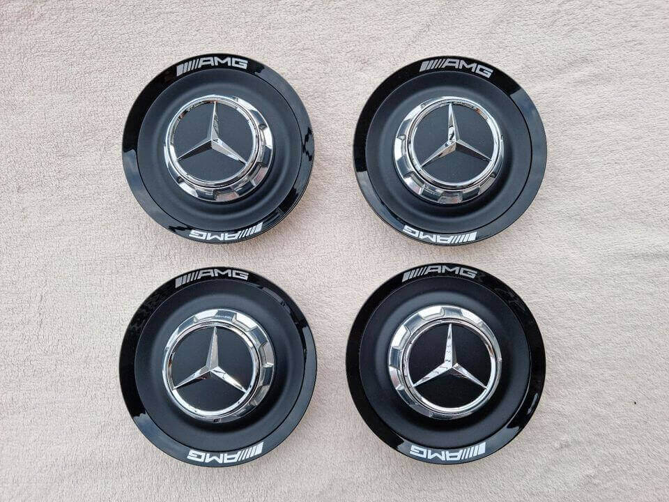 2023最新款闇黑色鋁圈賓士大蓋的第2張圖片