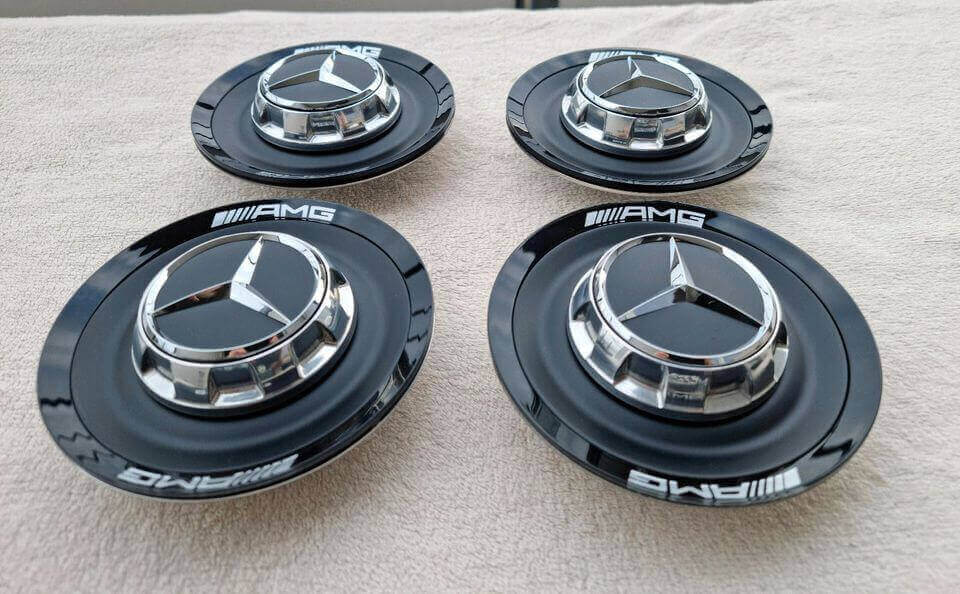 2023最新款闇黑色鋁圈賓士大蓋的第4張圖片