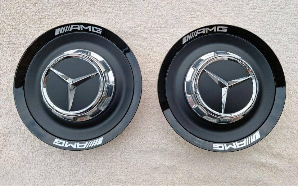 2023最新款闇黑色鋁圈賓士大蓋的第5張圖片