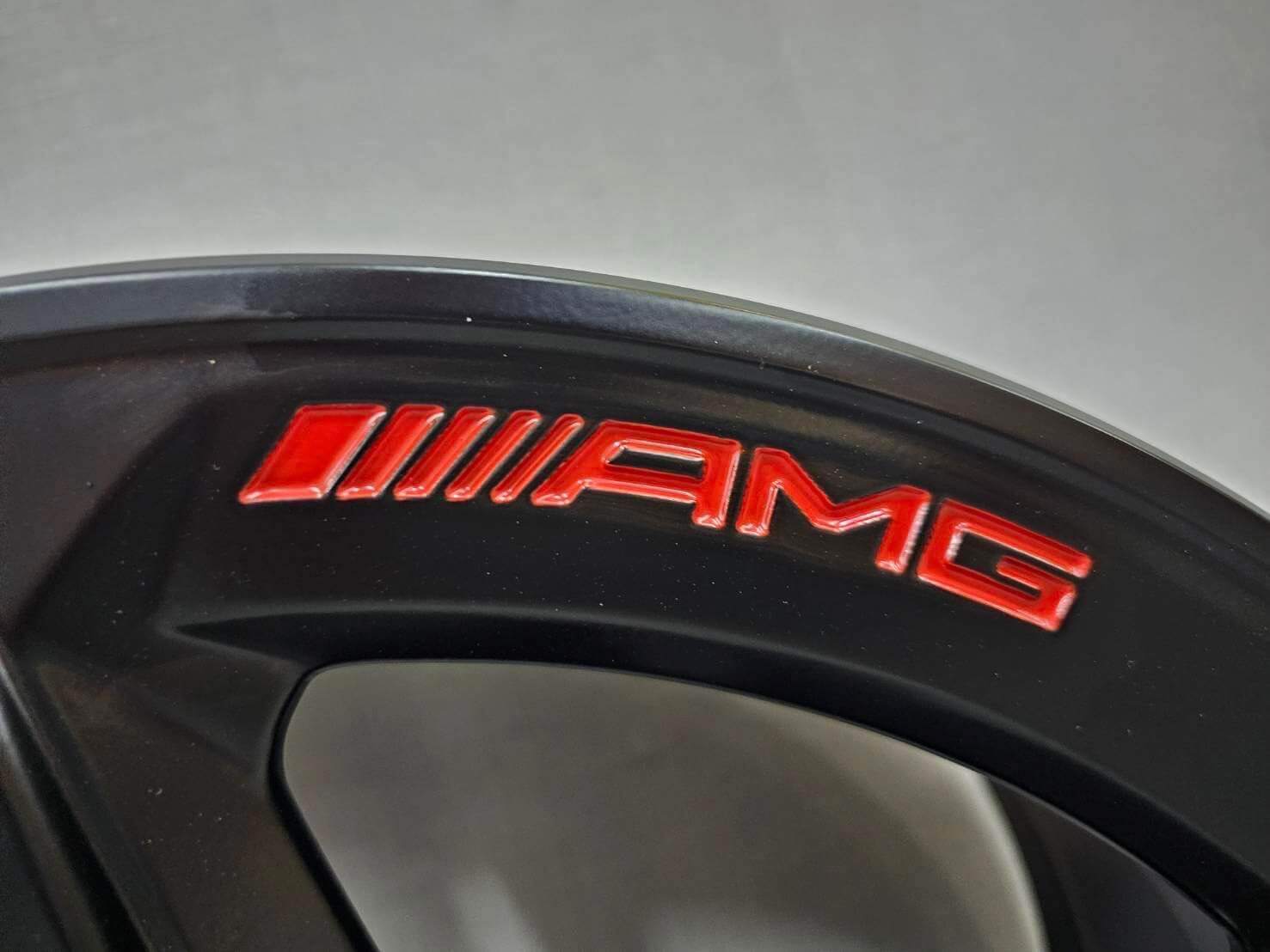  BENZ W177 CLA原廠18消光黑AMG輕合金福利框的第9張圖片