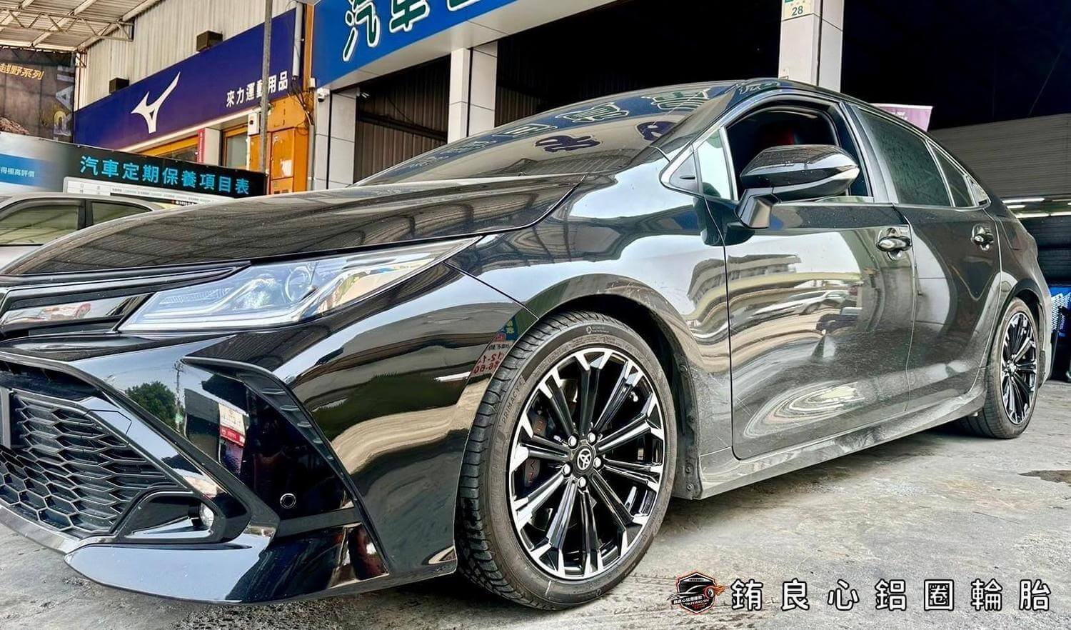 銪良心鋁圈輪胎的實裝照分享圖片