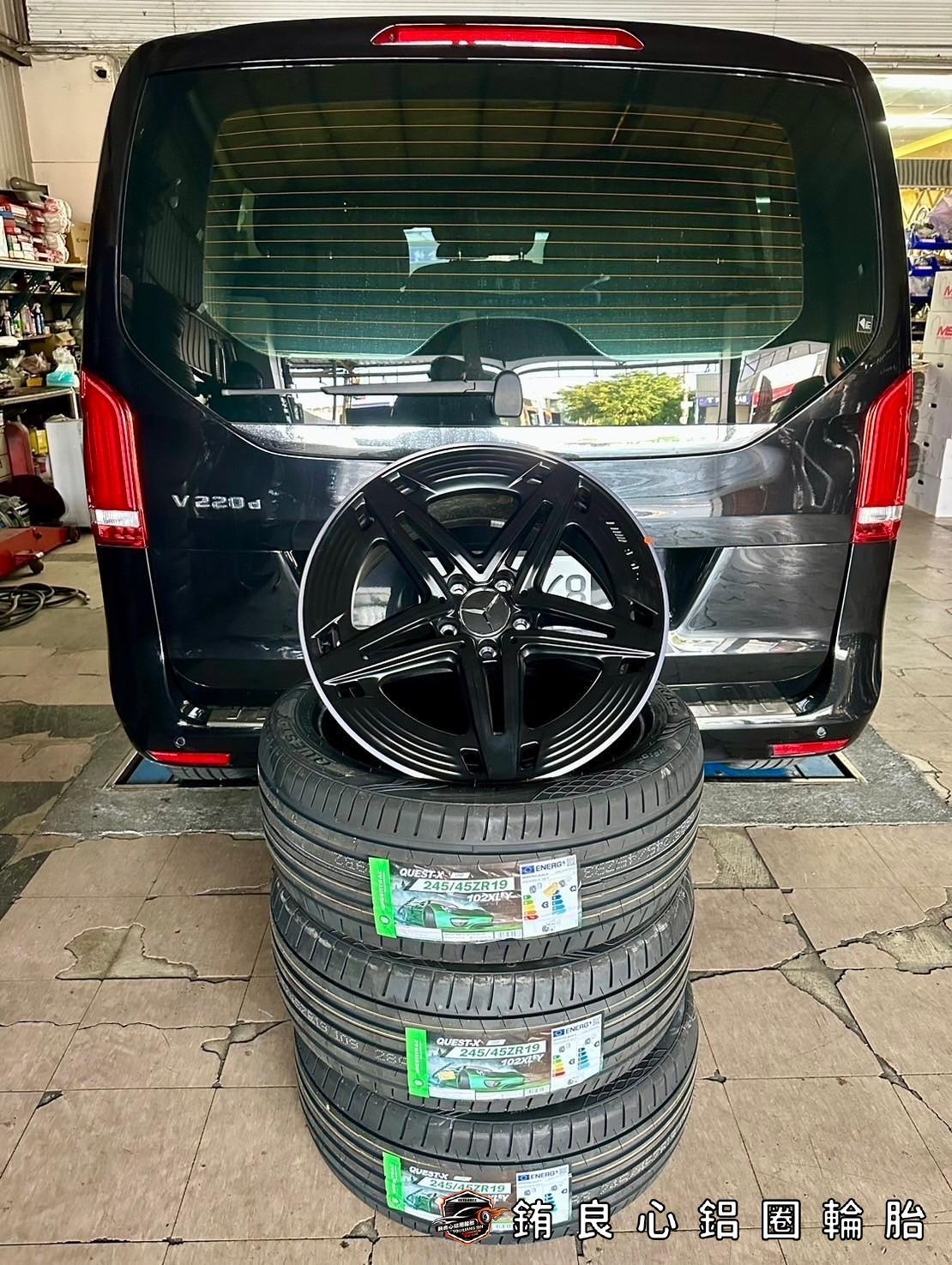 恭喜M-Benz V-Class V220d車主升級更換W118最新款GLB35原廠AMG消光黑大框一套的第6張圖片