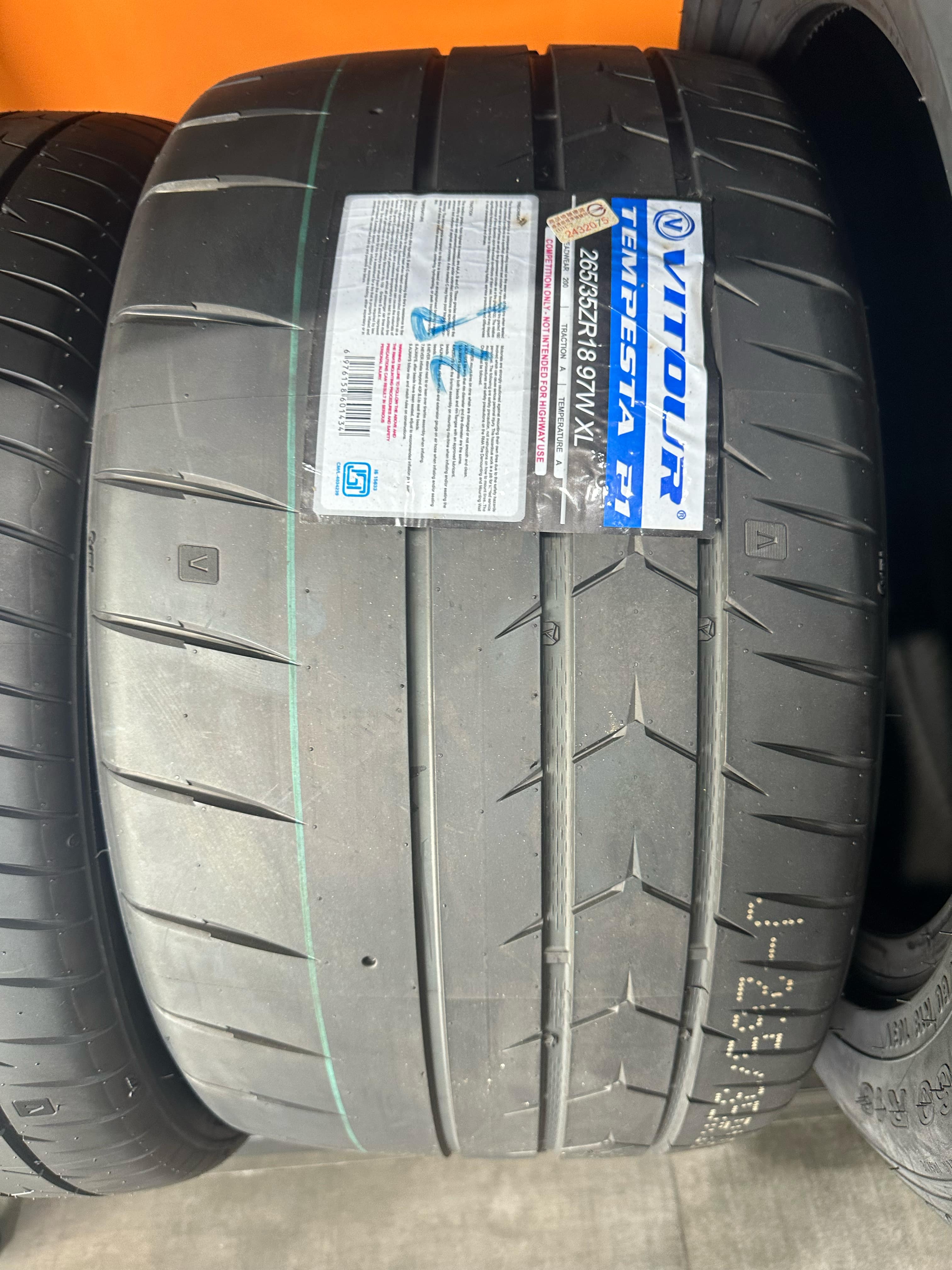 ✨VITOUR衛途熱熔胎 Tempesta P1 地煞的第2張圖片