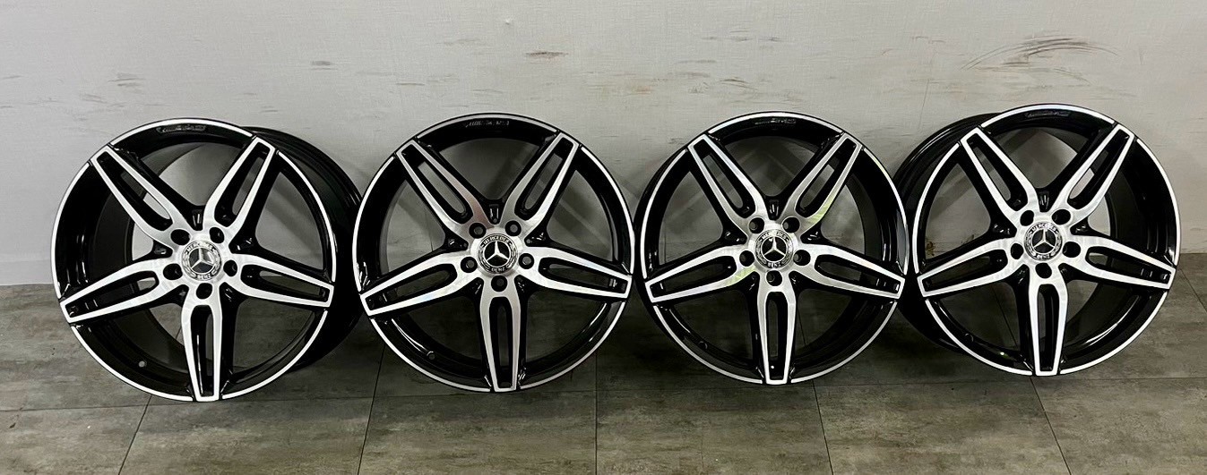 Benz W213 原廠AMG 19前後配鋁圈福利框的第5張圖片