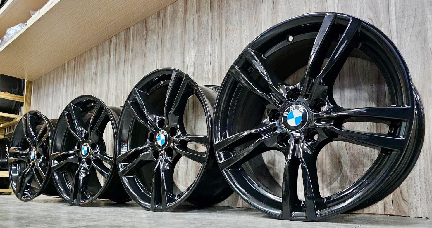 ✨BMW F30 亮黑原廠M版18前後配福利框的第6張圖片