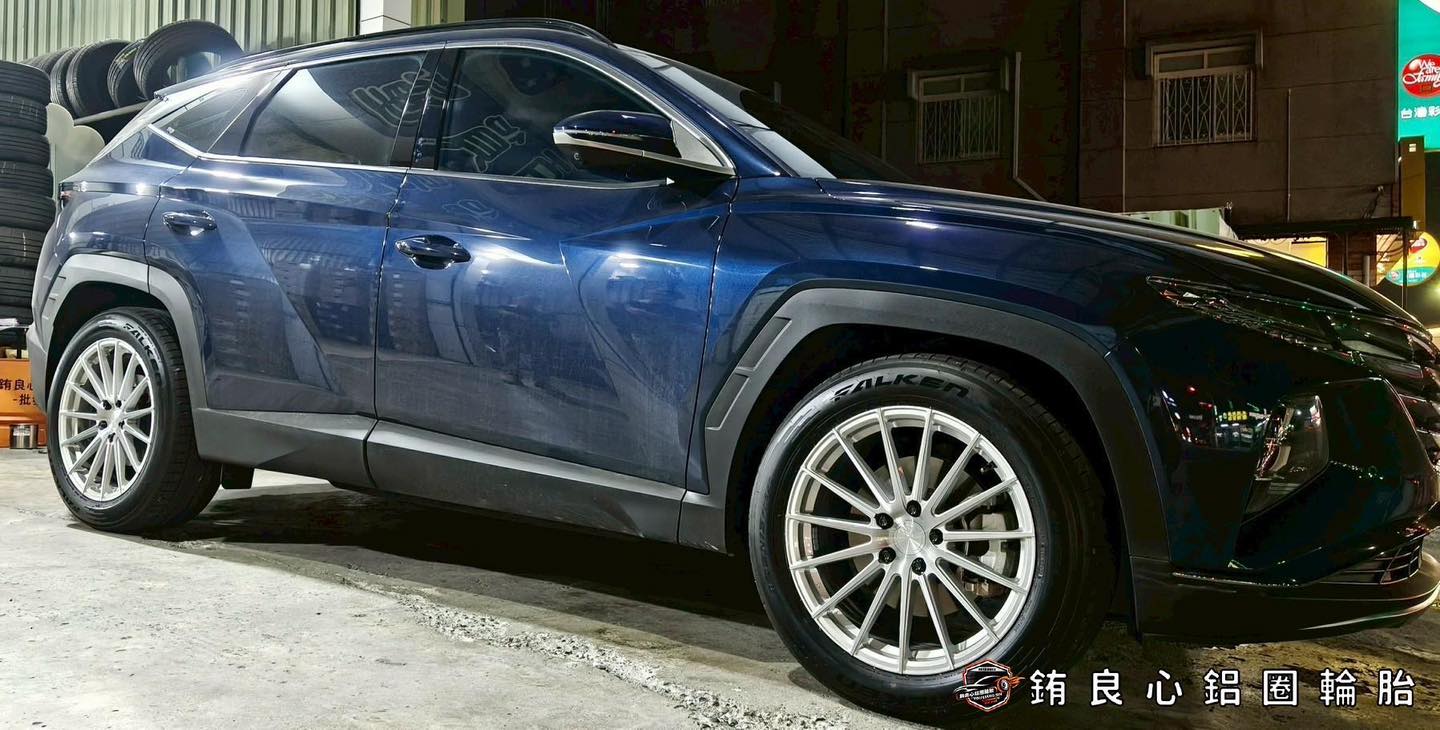 銪良心鋁圈輪胎的實裝照分享圖片