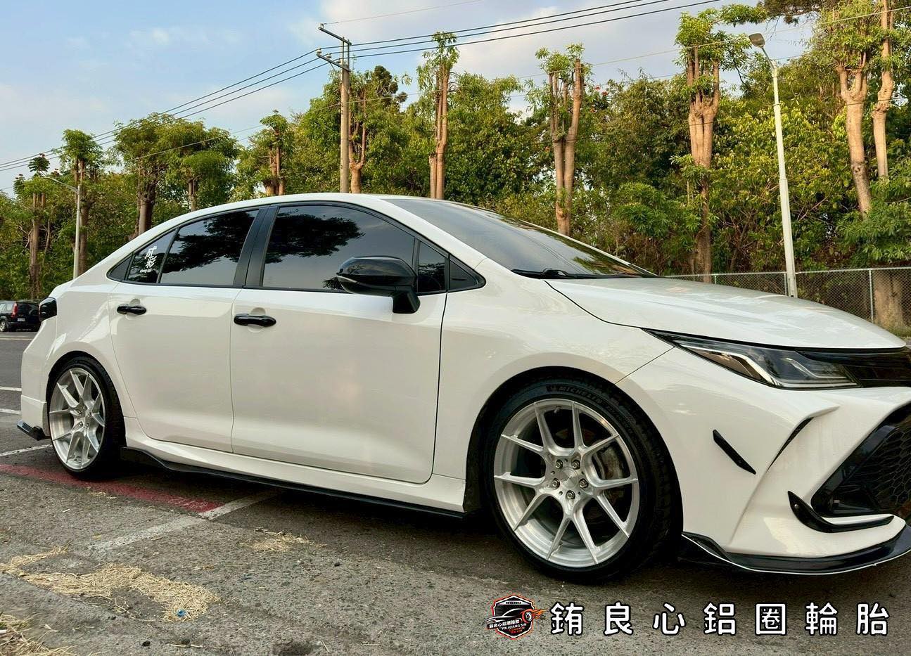 銪良心鋁圈輪胎的實裝照分享圖片